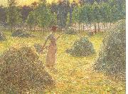 Emile Claus Hay stacks oil